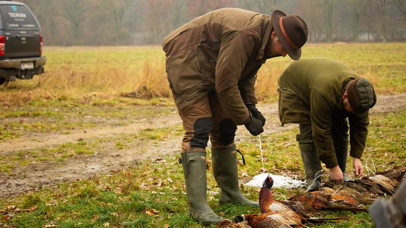 Between hunting