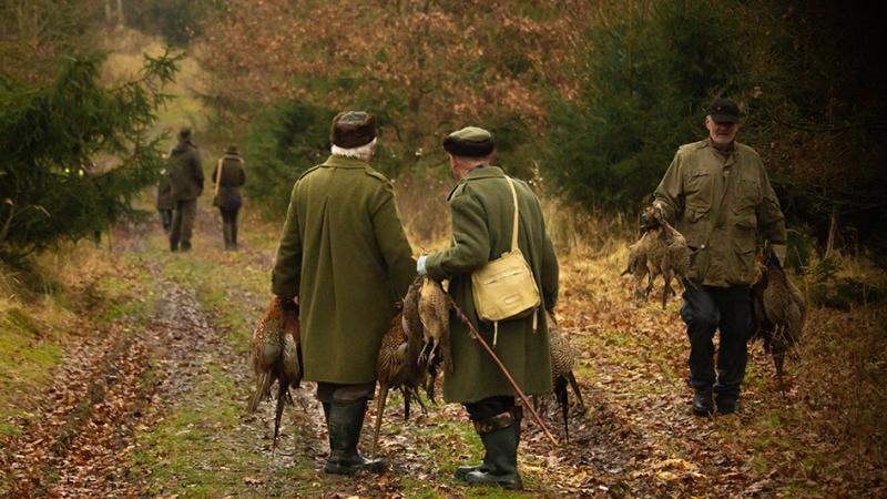 Between hunting