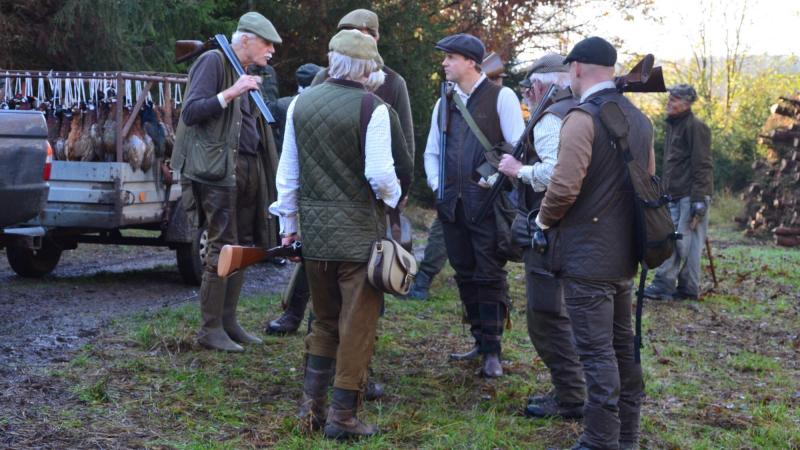 Between hunting
